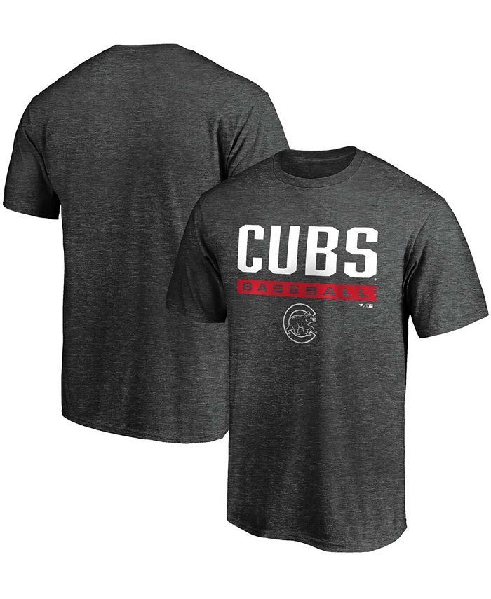 Men's Fanatics Branded Black Chicago Cubs Pride Logo T-Shirt