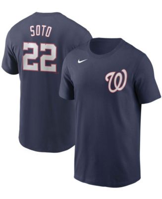 Washington Nationals Nike Official Replica Home Jersey - Mens with Soto 22  printing