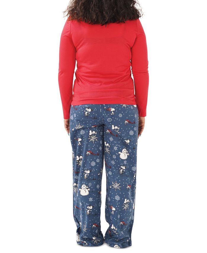 LET IT SNOW WOMAN PAJAMA SET PINK main image 0