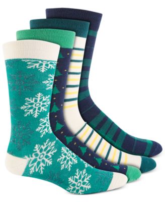 Club Room - Men's Printed Crew Socks - 4 pk.