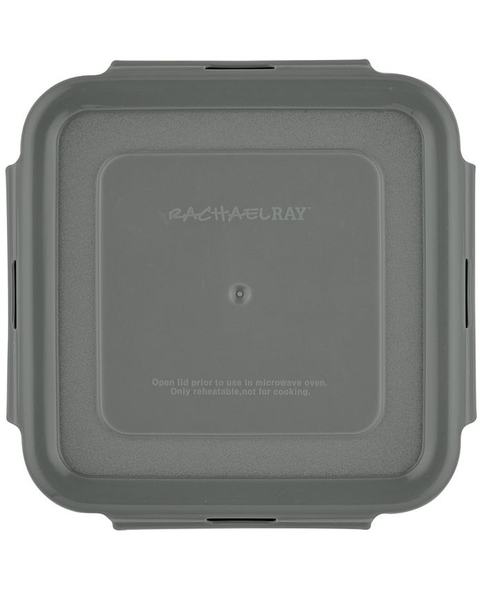 Rachael Ray Stacking 10-Pc. Square Food Storage Container Set - Macy's