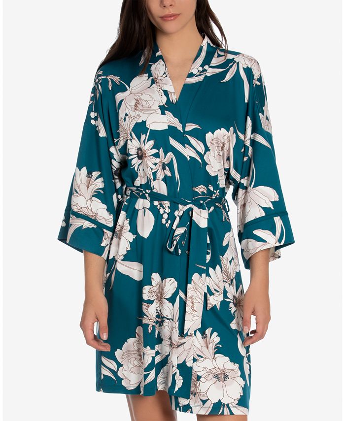 Linea Donatella Blaise Printed Wrap Robe Macy's