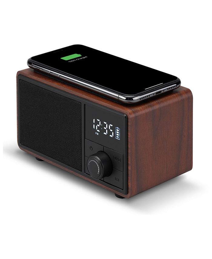 iLive Bluetooth Clock Radio with Wireless Charging, ISVQ270DW Macy's