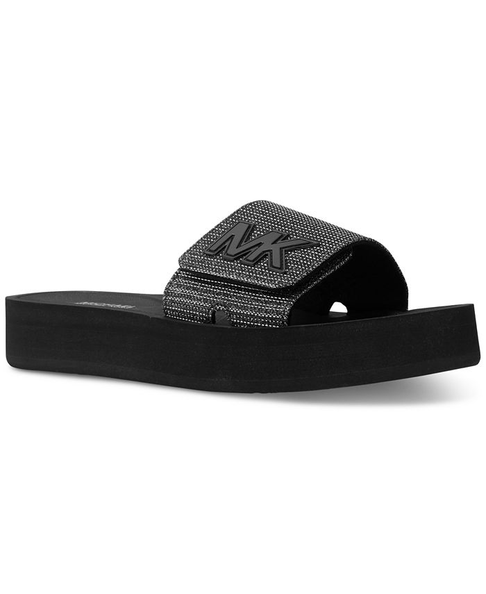 Diskret ønske Kassér Michael Kors Women's MK Platform Logo Pool Slide Sandals & Reviews -  Sandals - Shoes - Macy's