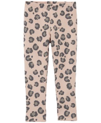 Carter's - Toddler Girls Leopard-Print Fleece Leggings