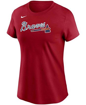 Nike Ronald Acuna Jr. Red Atlanta Braves Name & Number Men's T-Shirt