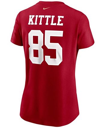 Nike Women's George Kittle Scarlet San Francisco 49Ers Name Number