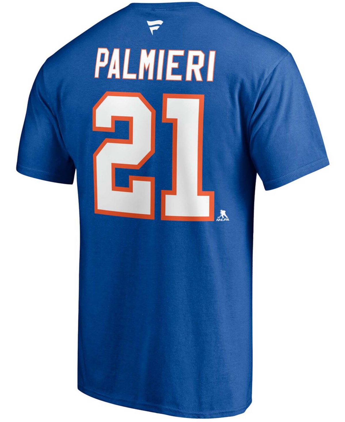 Men's Kyle PalmieriNew York Islanders Authentic Stack Name and Number T-shirt - Royal