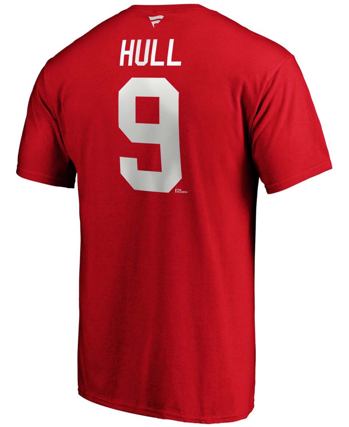 Men's Bobby HullChicago Blackhawks Authentic Stack Retired Player Name and Number T-shirt - Red