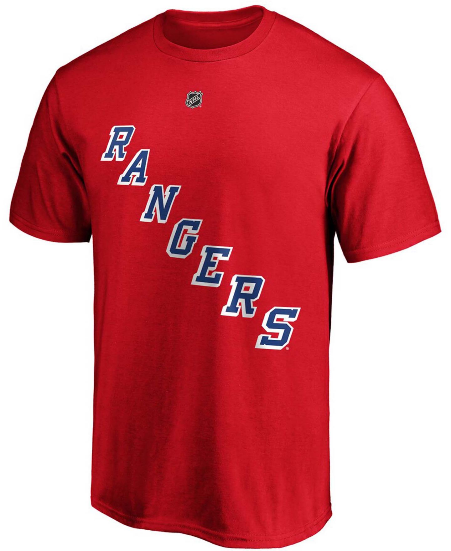 Мужская футболка Fanatics Alexis Lafreniv®re Red New York Rangers Authentic Stack Name and Number — фото 2
