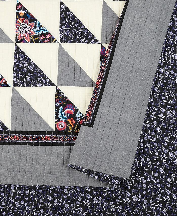 Vera Bradley Foxwood Flying Geese 3 Piece Quilt Set, Full/Queen Macy's