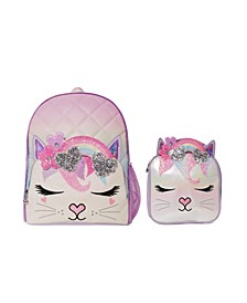Big and Little Girls 2 Piece Crown Back to School Values Set