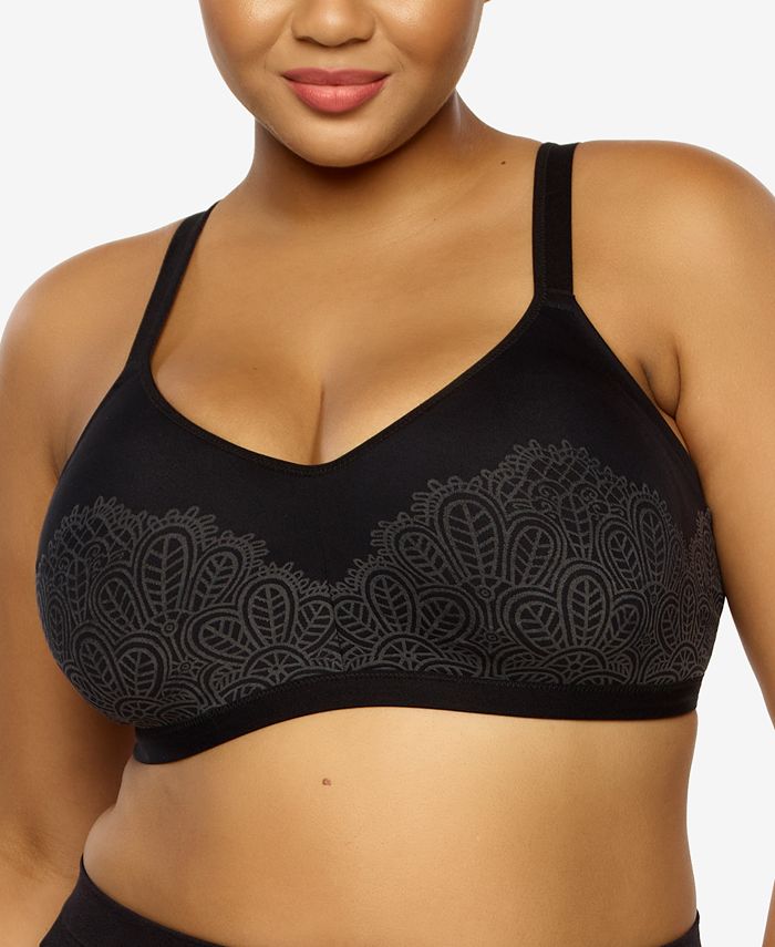 Paramour Plus Size Datura Wire-Free Side Smoothing Bra - Macy's
