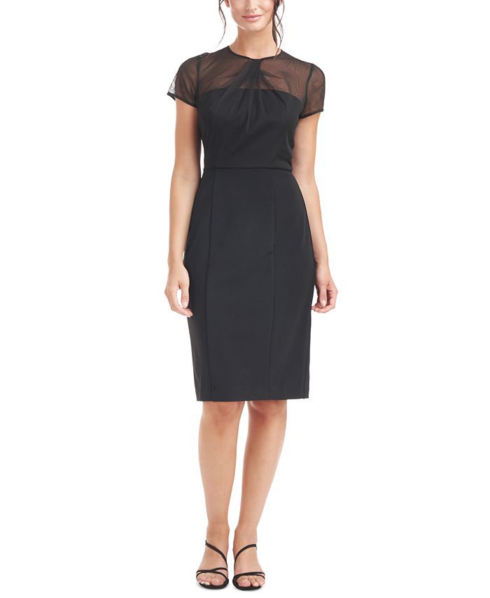 Macys shop illusion dress