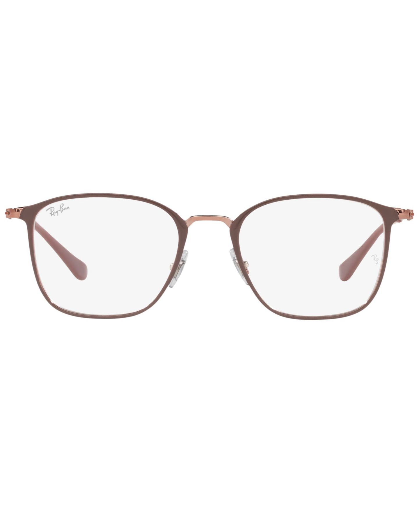 Очки Ray-Ban Unisex Square Metal RB6466 Optics Eyeglasses, цвет: Медный — фото 2