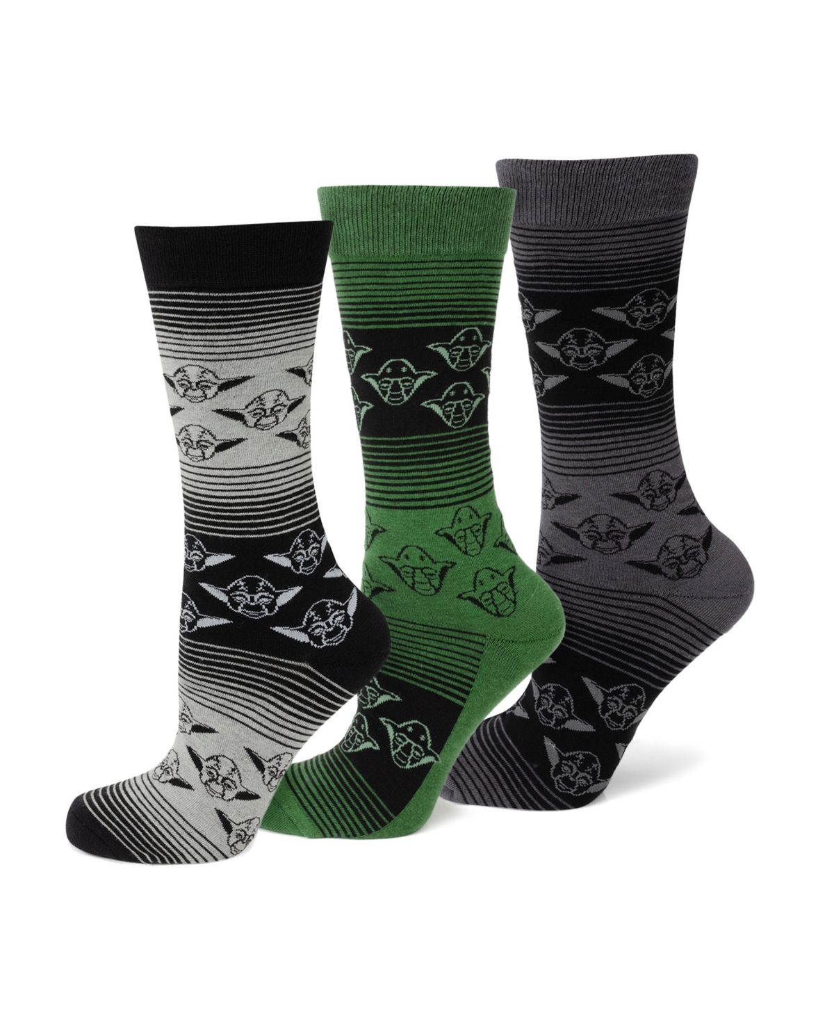 Men's Yoda Sock Gift Set, Pack of 3 - Multi