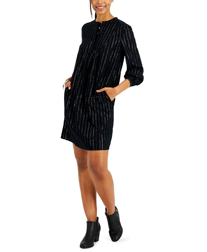 Style Co Holiday Long Sleeve Party Dress Created for Macy s