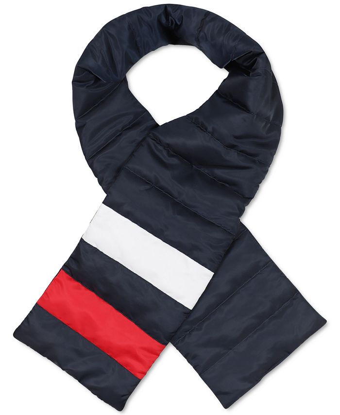 Tommy Quilted Puffer Scarf - Macy's
