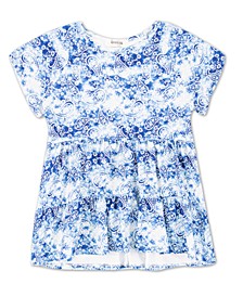 Big Girls Floral Baby Doll Top