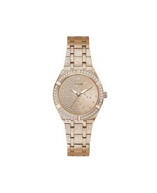 Women's Rose Gold-Tone Stainless Steel Glitz Bracelet Watch 36mm