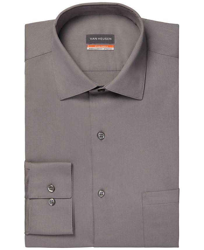 Van Heusen Men's Big & Tall Classic/RegularFit Stain Shield