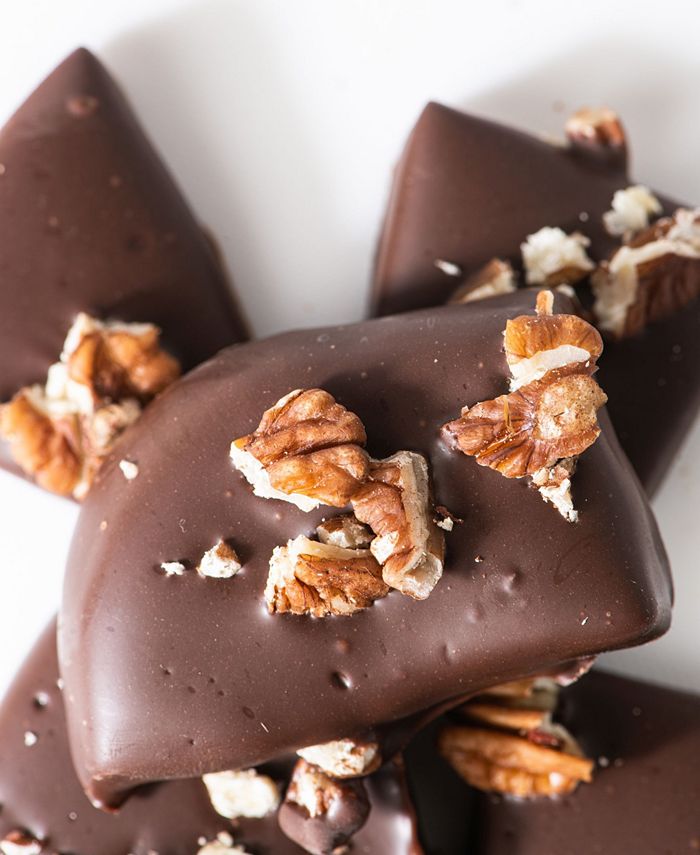 Bixby Chocolate Dark Chocolate Pecan Toffee Gift Box, 1 lb Macy's