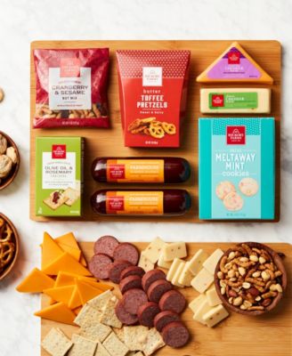 Hickory Farms Holiday Snack Board Gift Set, 9 Piece - Macy's