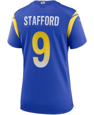 Women's Matthew Stafford Royal Los Angeles Rams Game Jersey