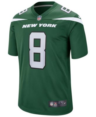 Men's Elijah Moore Gotham Green New York Jets 2021 NFL Draft Pick Player Game Jersey