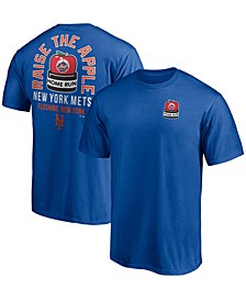 Men's Royal New York Mets Raise The Apple Hometown T-shirt