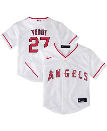 Nike Big Boys and Girls Los Angeles Angels Mike Trout Official Player Jersey  - Macy's