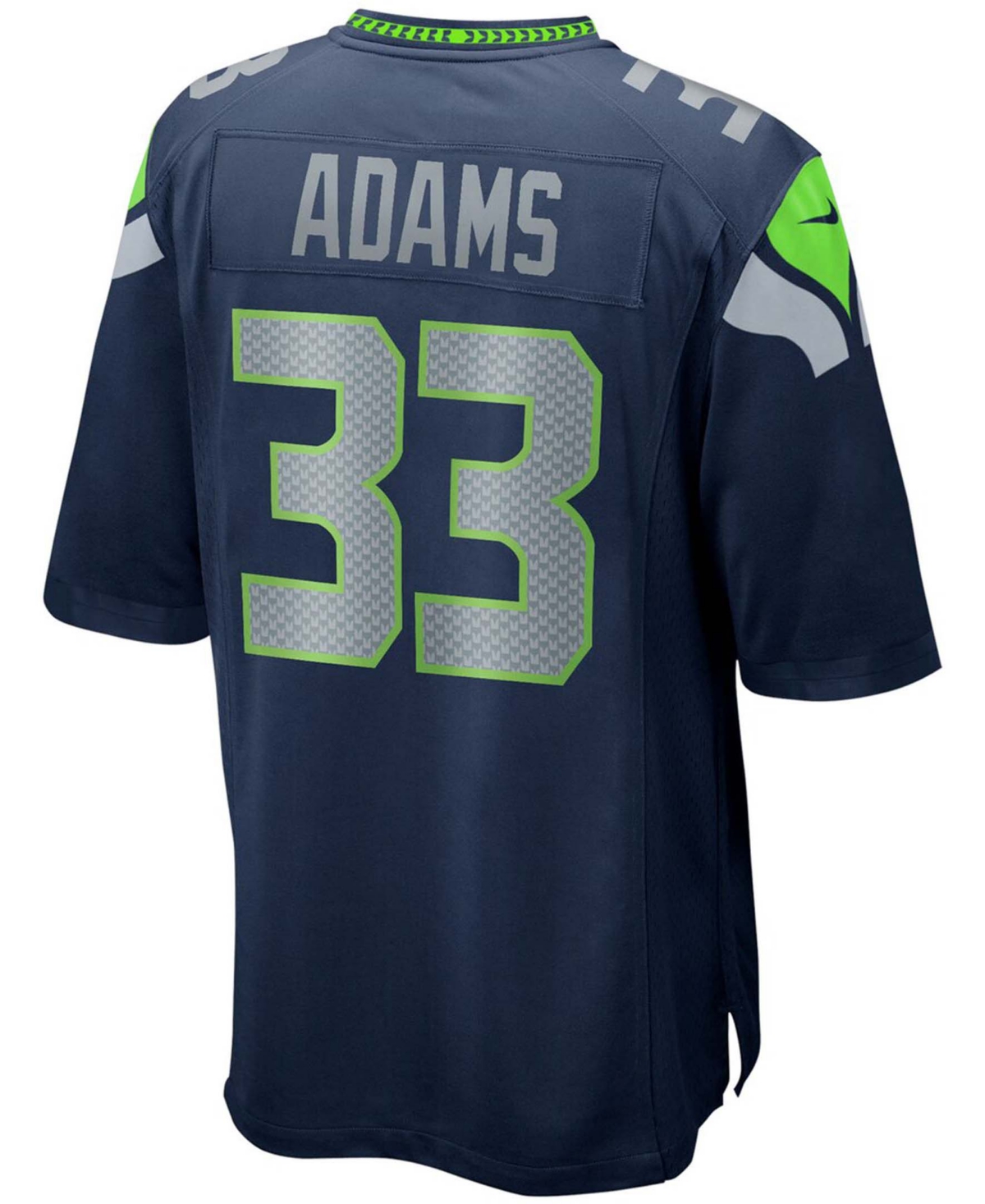 Men's Big and Tall Jamal Adams CollegeSeattle Seahawks Game Team Jersey - Navy