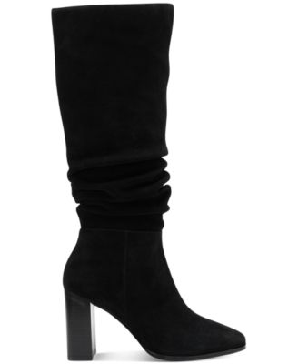 inc black suede boots