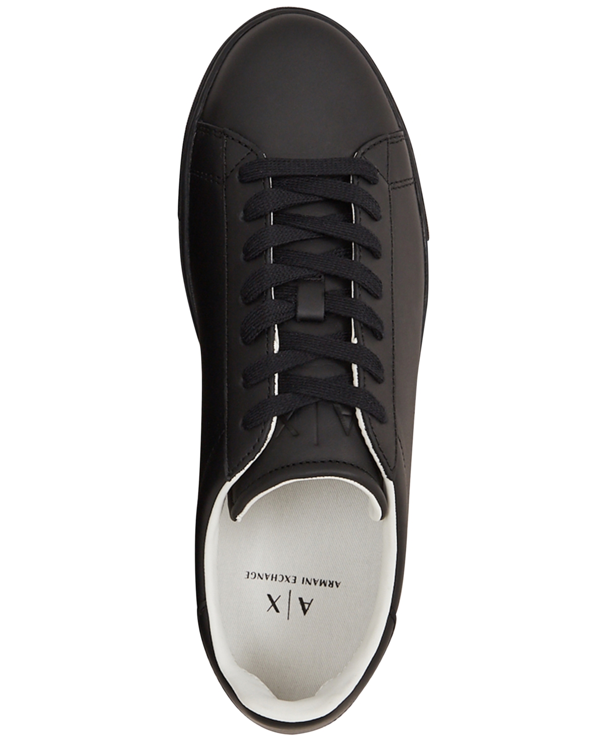 A|X Armani Exchange Men's Low Top Leather Sneaker