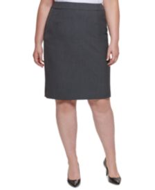 Plus Size Luxe Pencil Skirt