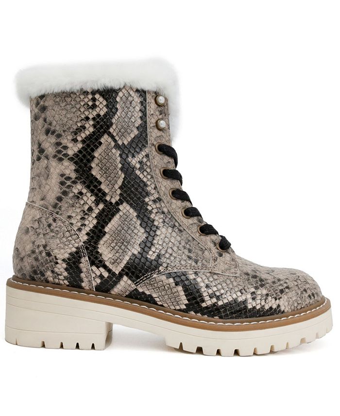 Sugar Women's Kaedy 3 Combat Boots & Reviews Boots Shoes Macy's