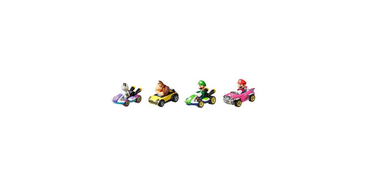 UPC 887961936179 product image for Hot Wheels Mariokart, Pack of 4 | upcitemdb.com