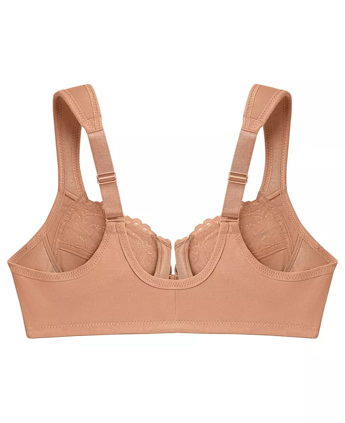 Women's Full Figure Plus Size Wonderwire Front Close Bra 1245 - thumbnail 3