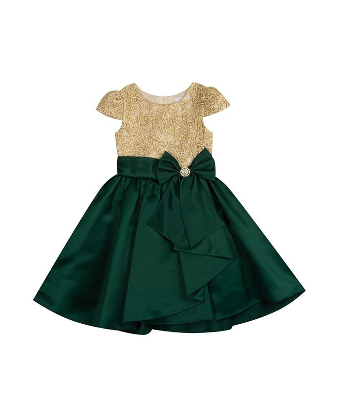 Rare editions gold dress top