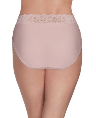 Vanity Fair Women's Flattering Lace Hi-Cut Panty Underwear 13280, extended sizes available