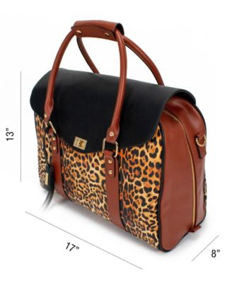 Leopard Travel Tote Weekender Bag