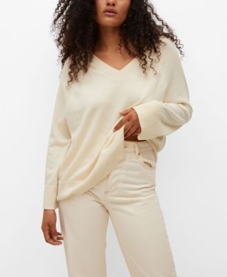 v neck sweater mango