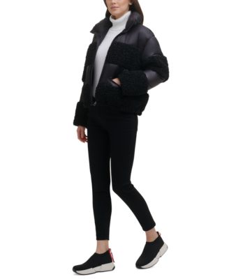 dkny teddy puffer jacket