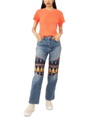Free People - Rocky Mountain Cotton Straight-Leg Jeans