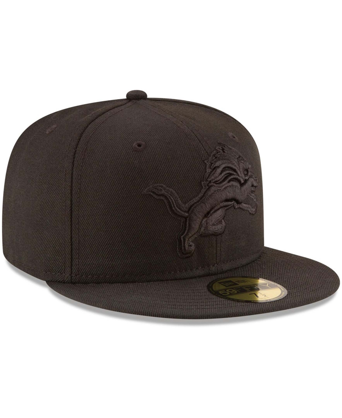 Men's Detroit Lionson59FIFTY Fitted Hat - Black