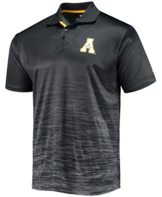Men's Black Appalachian State Mountaineers Marshall Polo