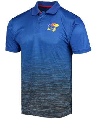 Men's Royal Kansas Jayhawks Marshall Polo