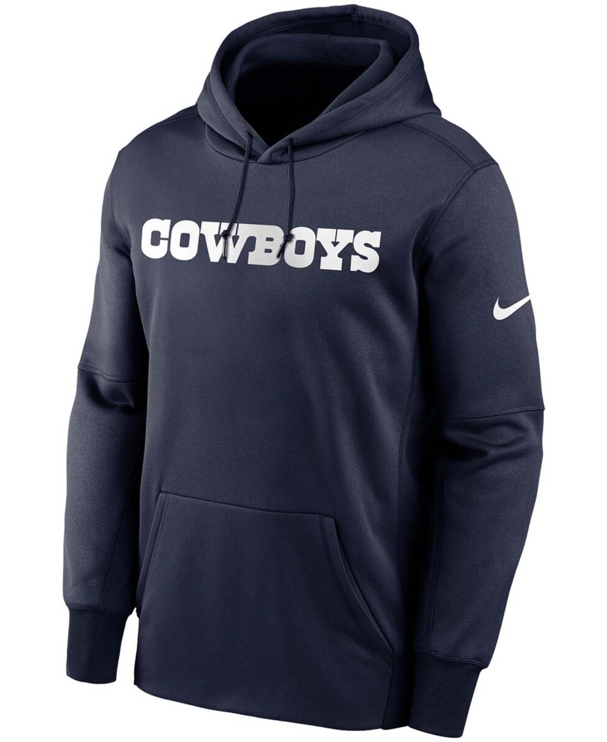 Nike Navy Chicago Bears Fan Gear Wordmark Performance Pullover Hoodie