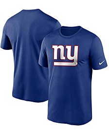 Men's Big and Tall Royal New York Giants Logo Essential Legend Performance T-Shirt