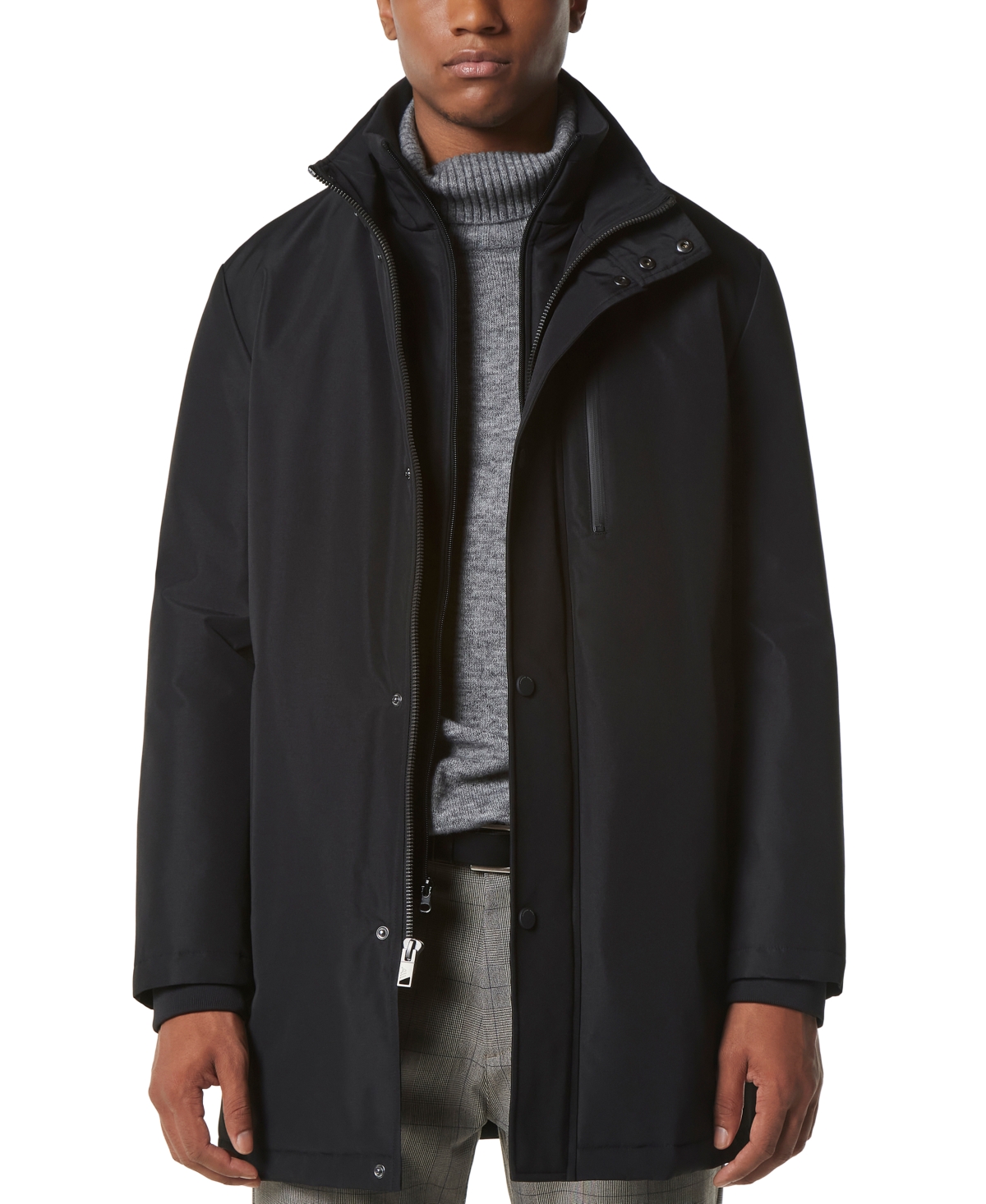Marc New York Men's Picton City Rain Car Coat